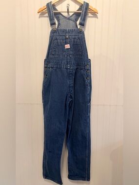 Vintage Key Est. 1908 Women’s Medium Wash Blue Denim Jean Overalls Size M